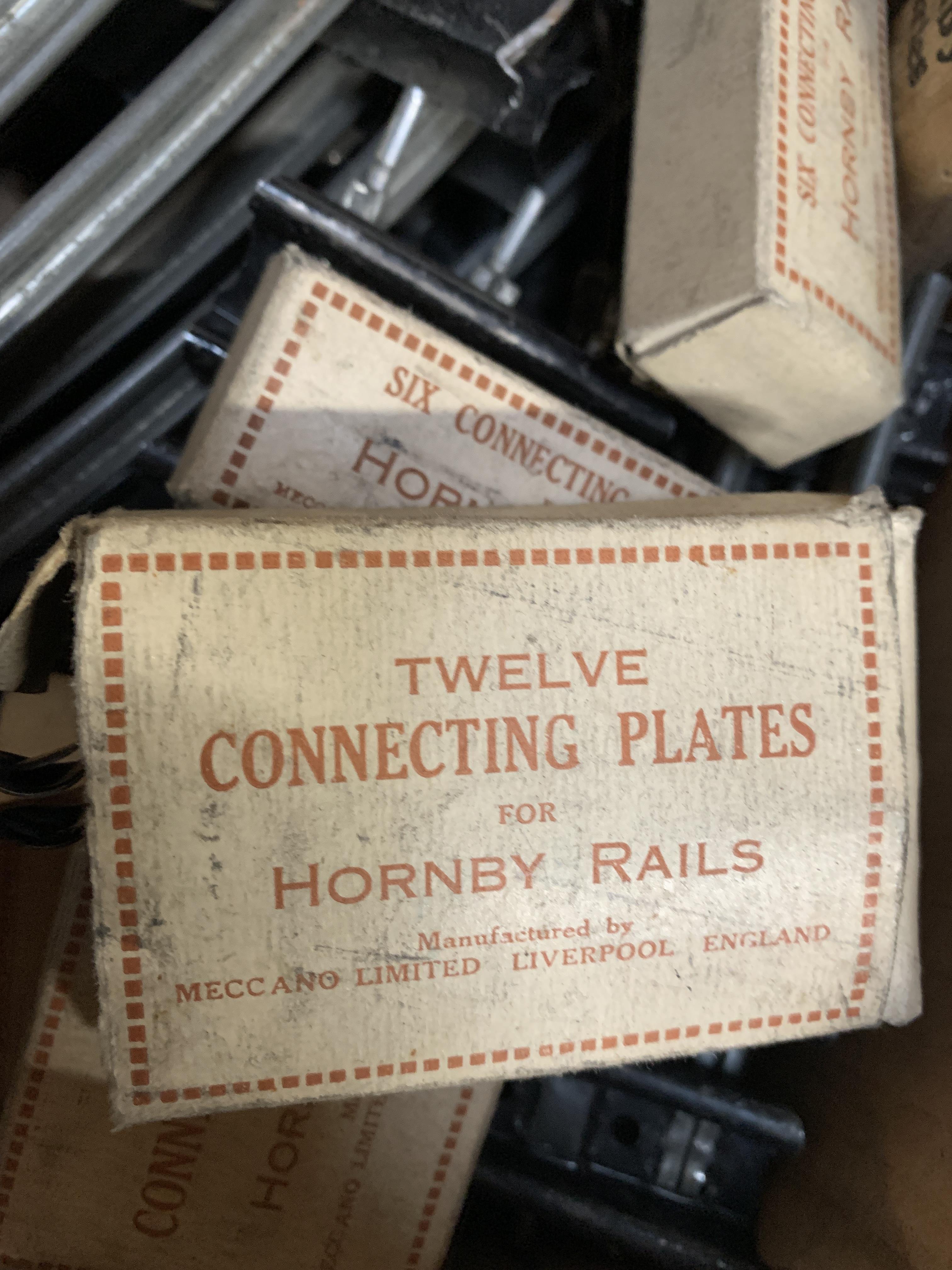 A quantity of Hornby 'O' gauge track and connecting plates - Image 2 of 3