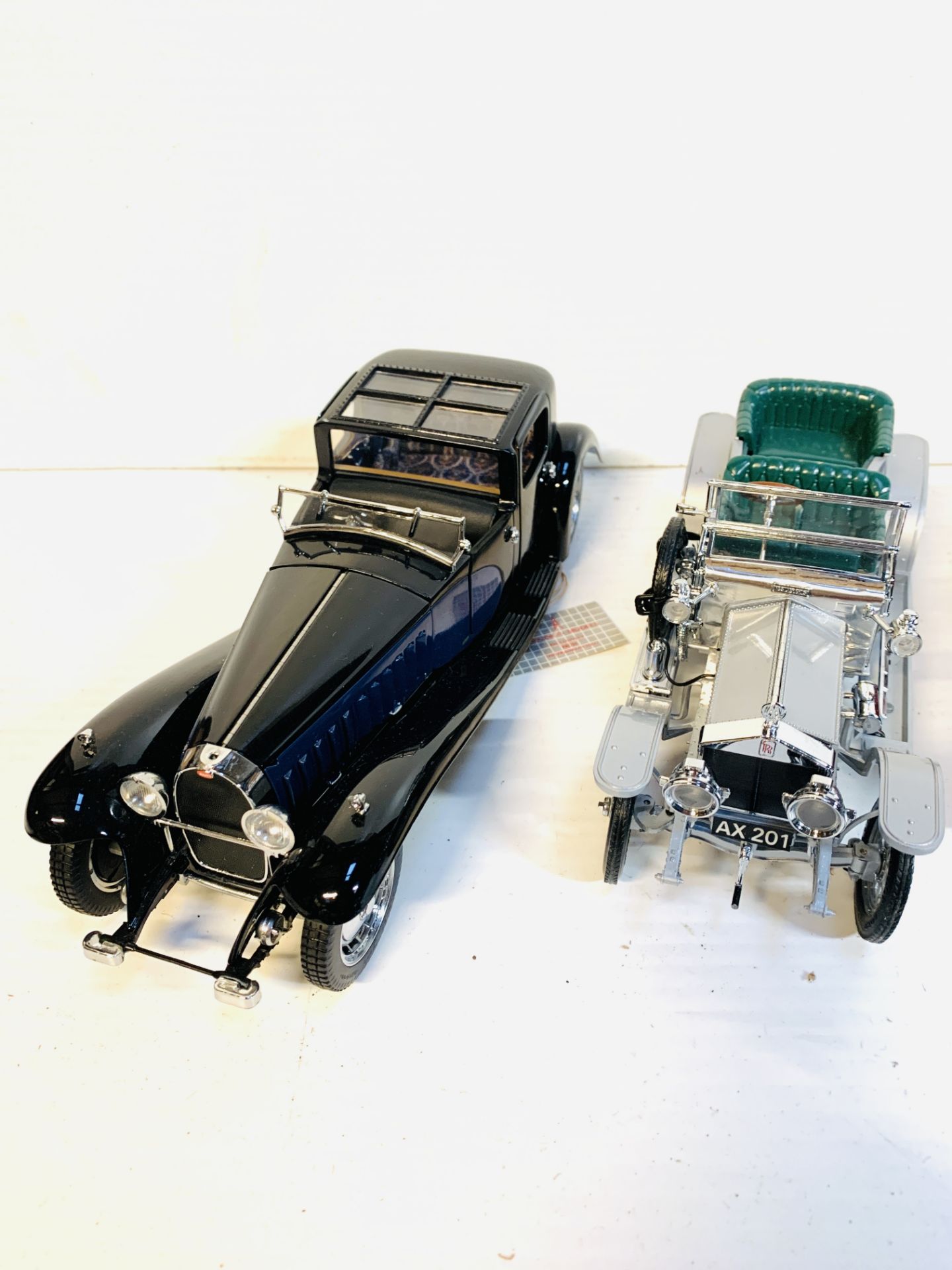Danbury Mint Rolls Royce Phantom IV, Franklin Mint Mercedes-Benz; Franklin Mint Bugatti Atalante - Image 4 of 6