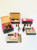 A quantity of Britain's 'Trooping the Colour' plastic model soldiers in original boxes.