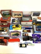 A quantity of boxed diecast vehicles