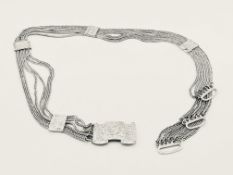 Tibetan silver belt