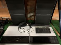 Bang and Olufsen BeOcenter 7700 with control centre and headphones