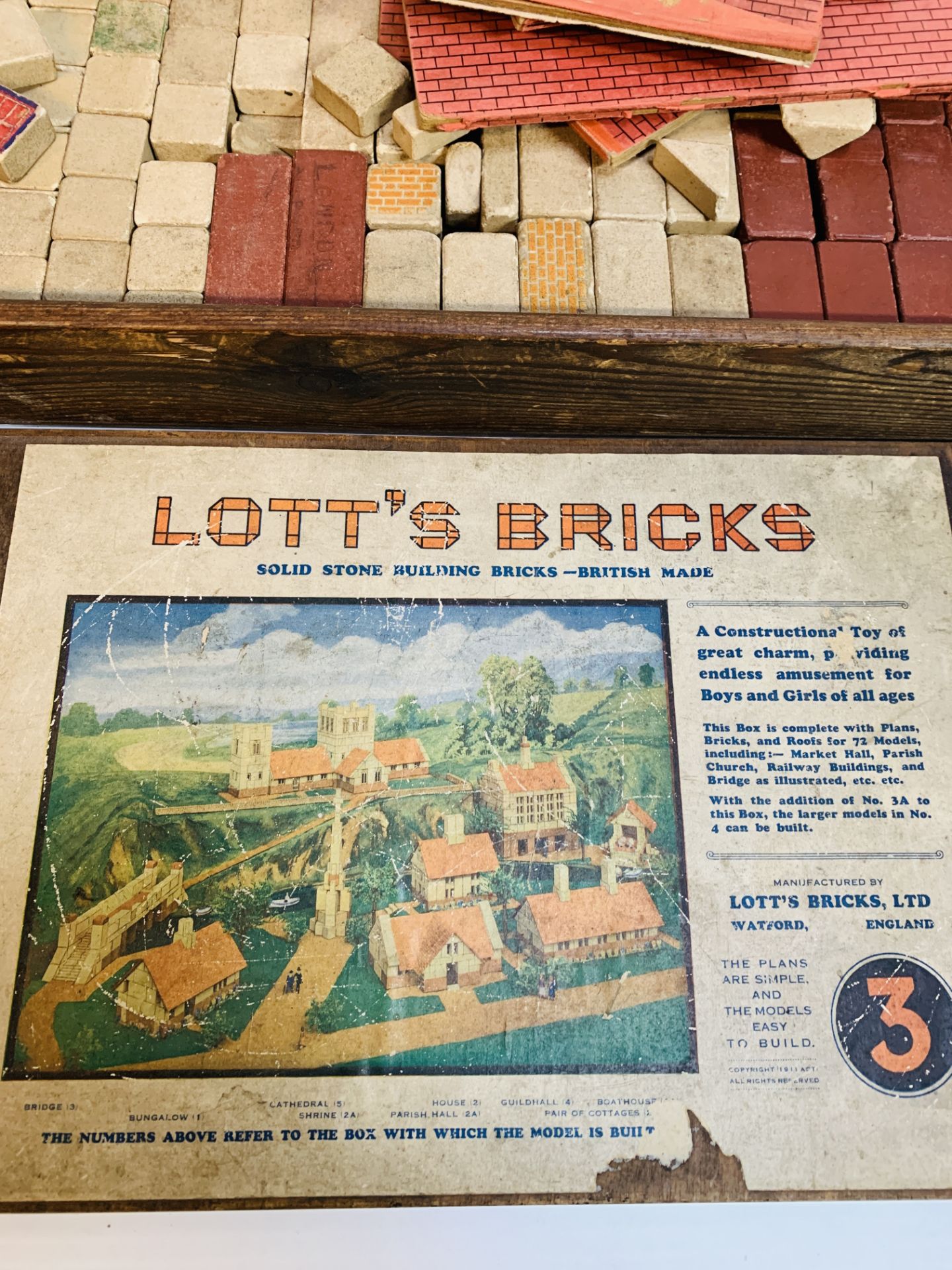 Set of Lott's solid stone building bricks - Bild 3 aus 3