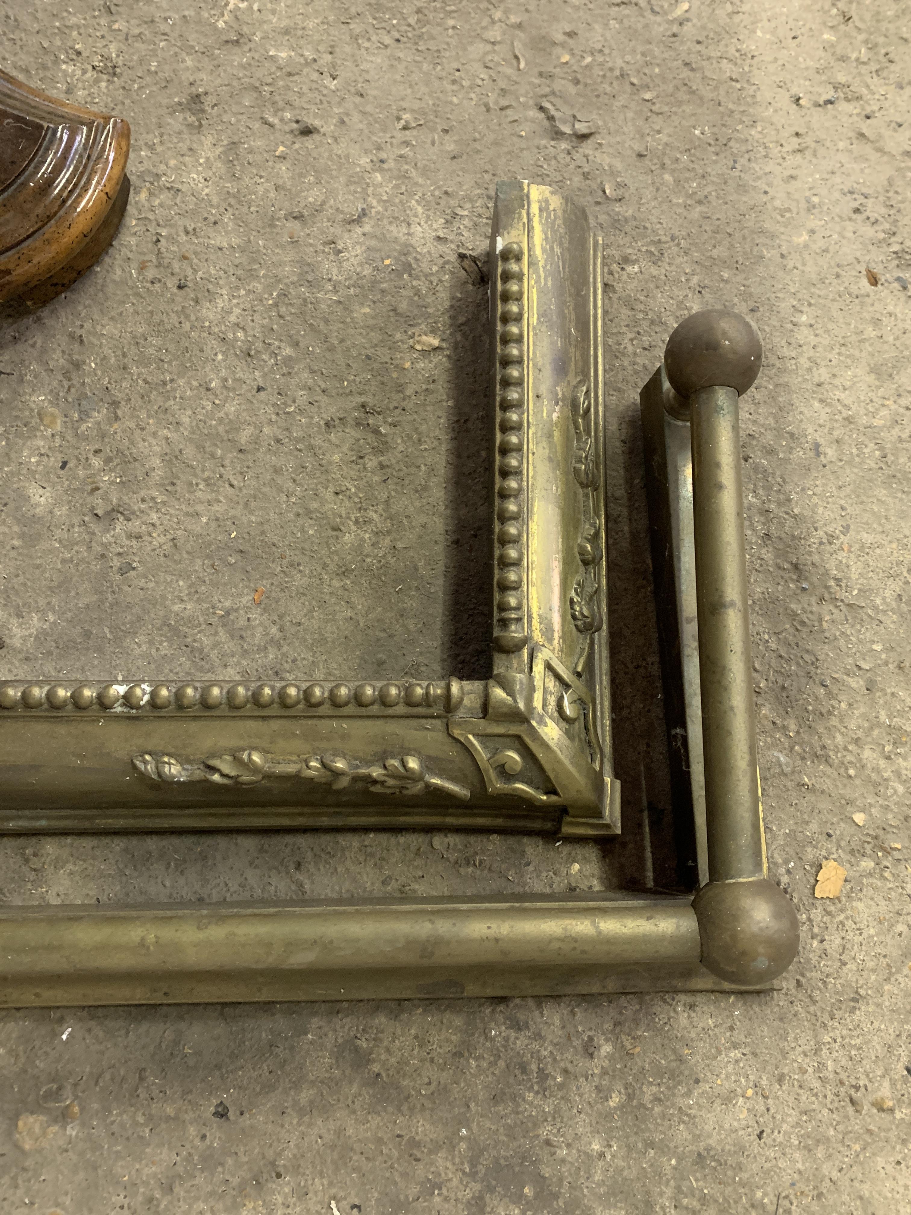 Two brass fenders - Image 2 of 2