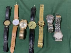 Collection of quartz wrist watches