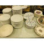A quantity of tableware