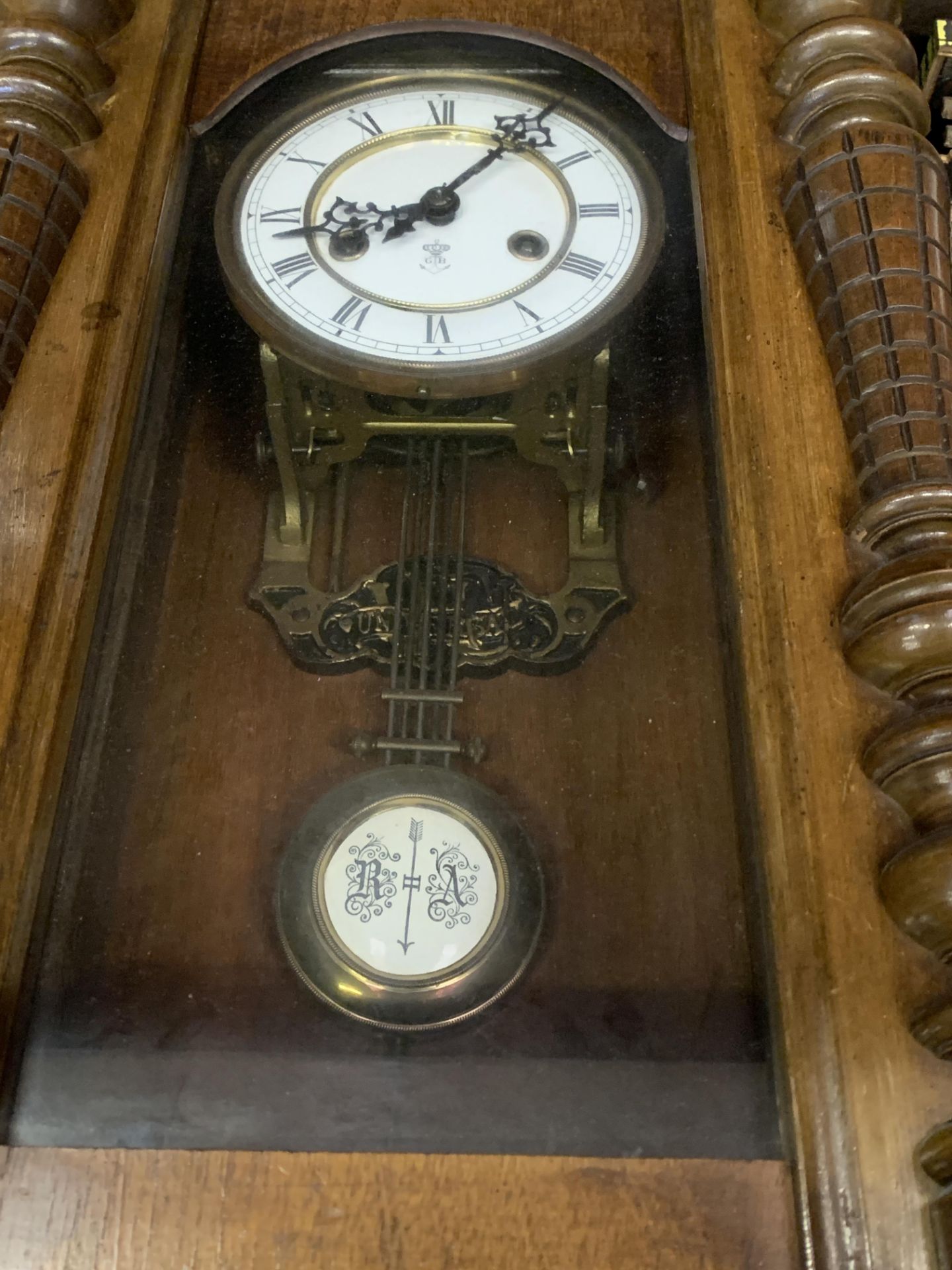 Universal pendulum wall clock, together with two other clocks - Image 4 of 4