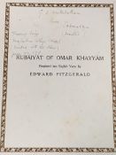 The Rubaiyat of Omar Khayyam with illustrations by Edmund Dulac together with another