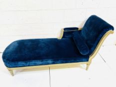 French Empire style chaise longue