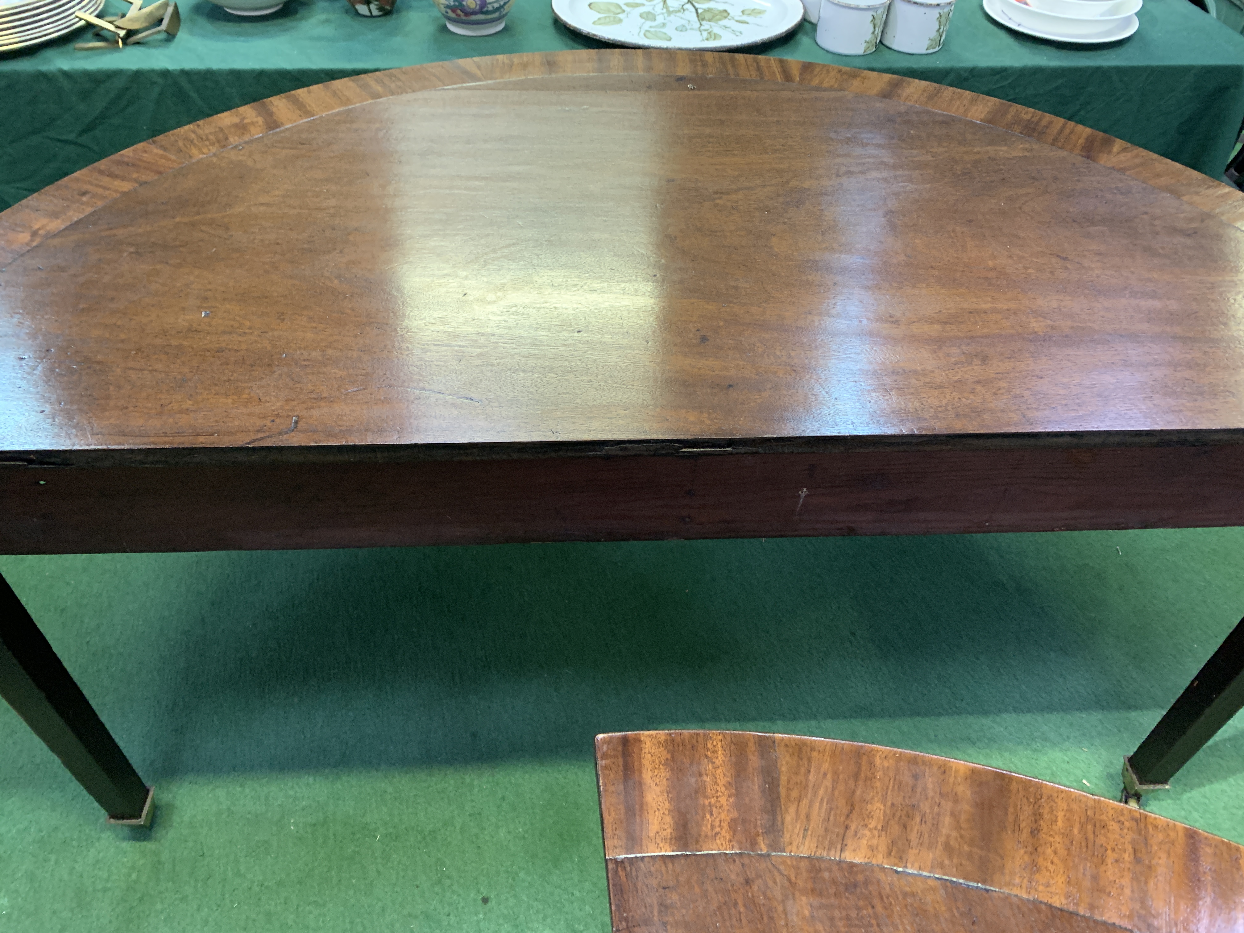 Mahogany dining table - Image 7 of 10