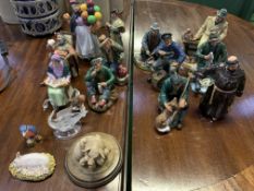 Collection of twelve Royal Doulton figurines