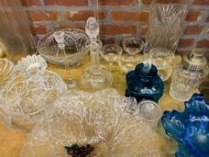 Collection of glassware