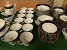 Twelve place setting of Noritake Dizeru dinner service