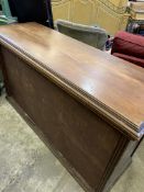 Mahogany shop counter