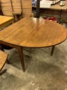 Oak dropside gateleg table