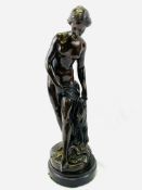 A patinated bronze model of Venus after Etienne-Maurice Falconet