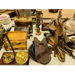 Collection of mainly wooden items