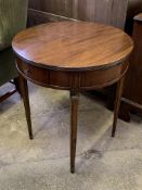 Mahogany circular table