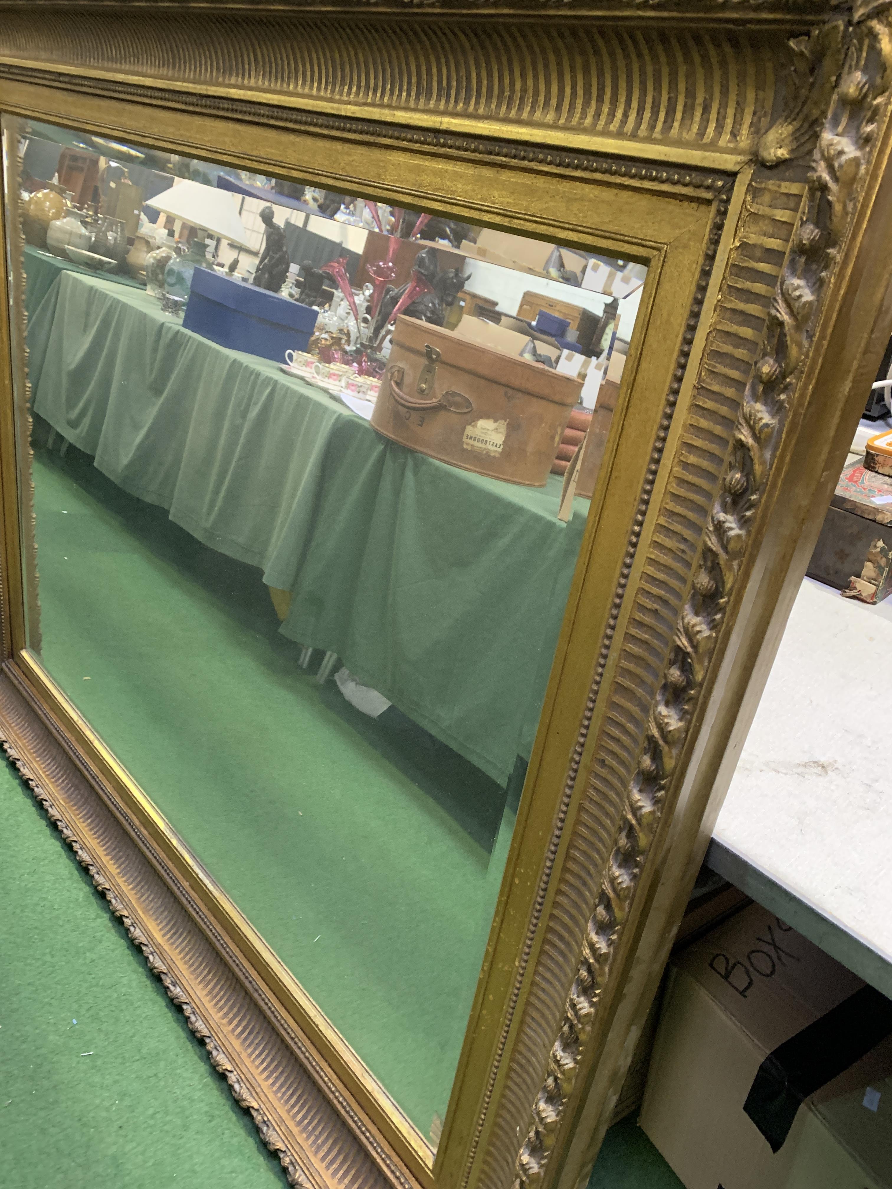 Gilt framed bevel edged mirror - Image 2 of 5