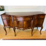 Carved hardwood sideboard