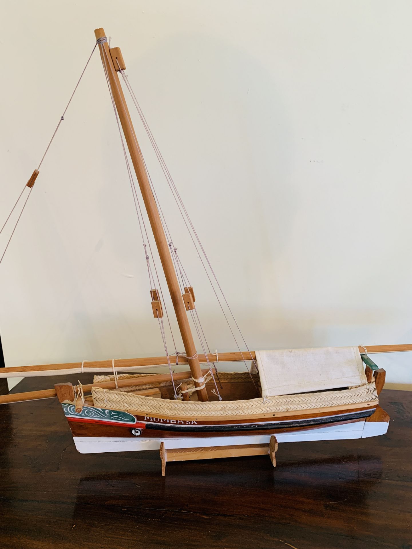 Wooden model sailing ship - Bild 5 aus 5