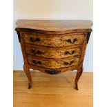 French style chest of three drawers