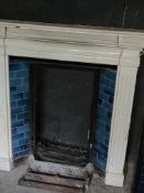 Cast iron fireplace