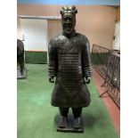A Qin style terracotta figure of a general