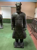 A Qin style terracotta figure of a general