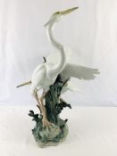Lladro 'Herons' figure