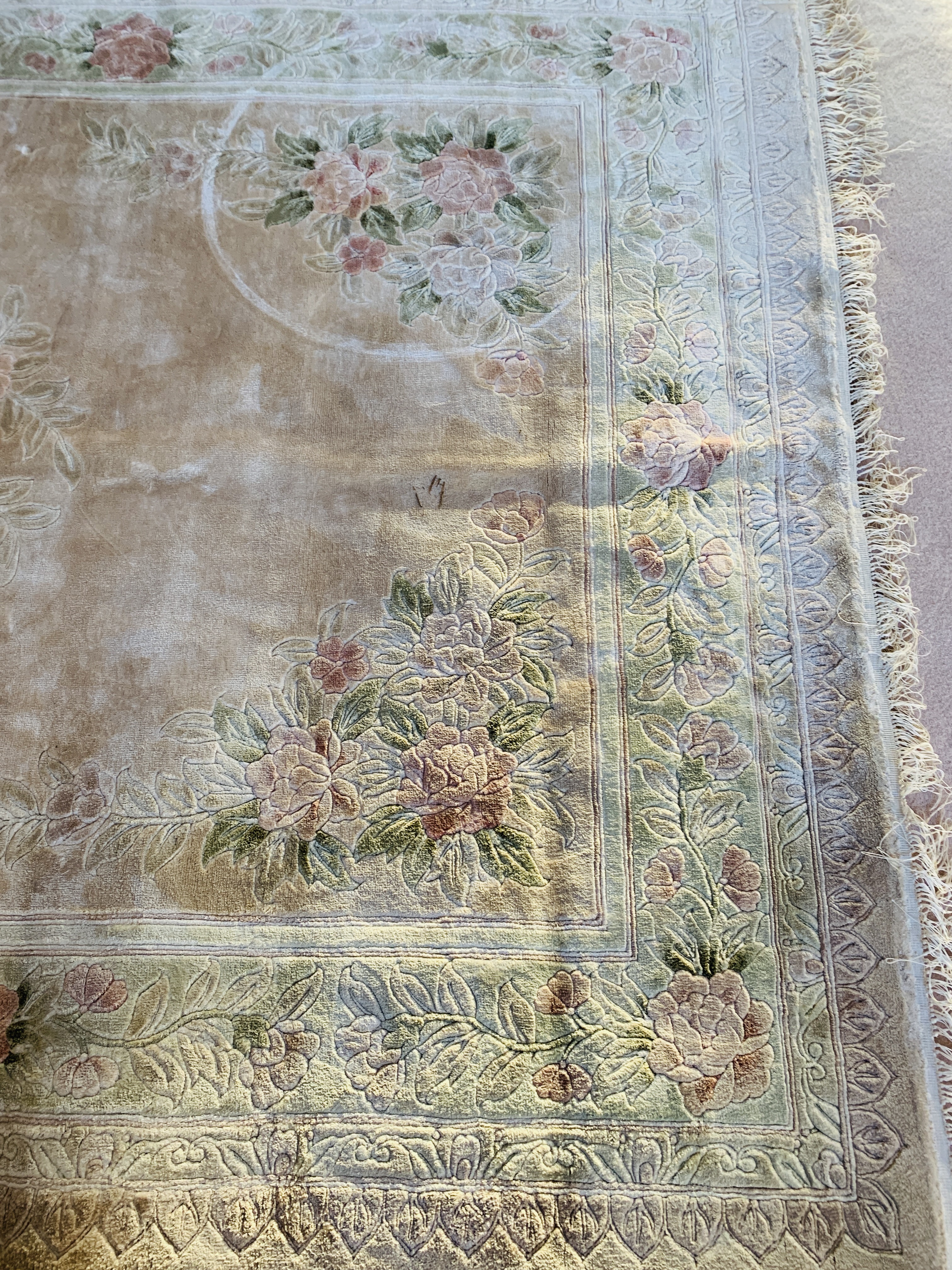 Beige ground Chinese style rug - Image 3 of 3