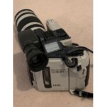 Canon Canovision EX1 HI8, together with a collection of camera equipment