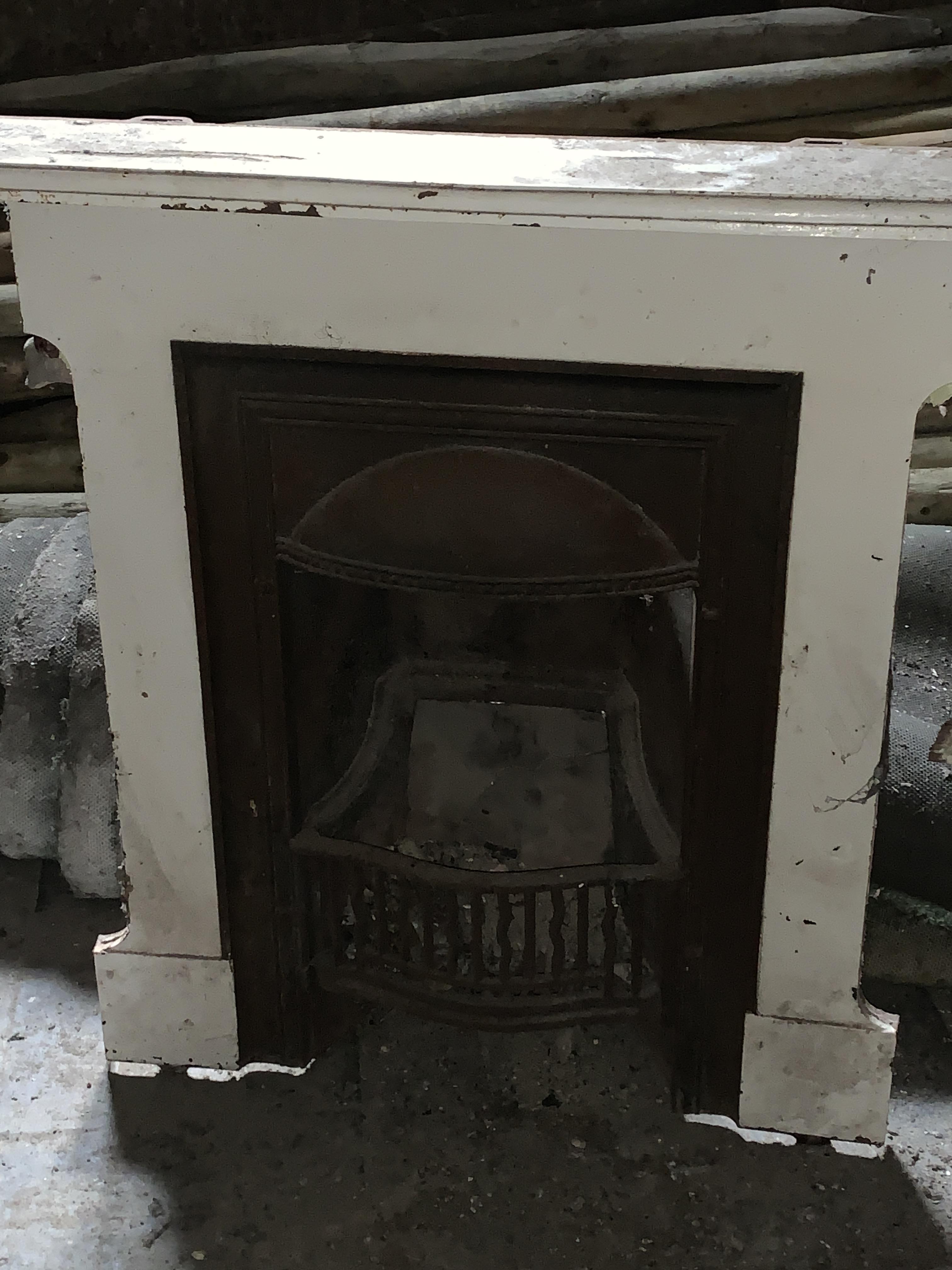 Cast iron fireplace