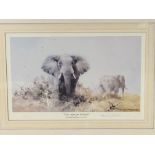 Two David Shepherd prints, together with two others