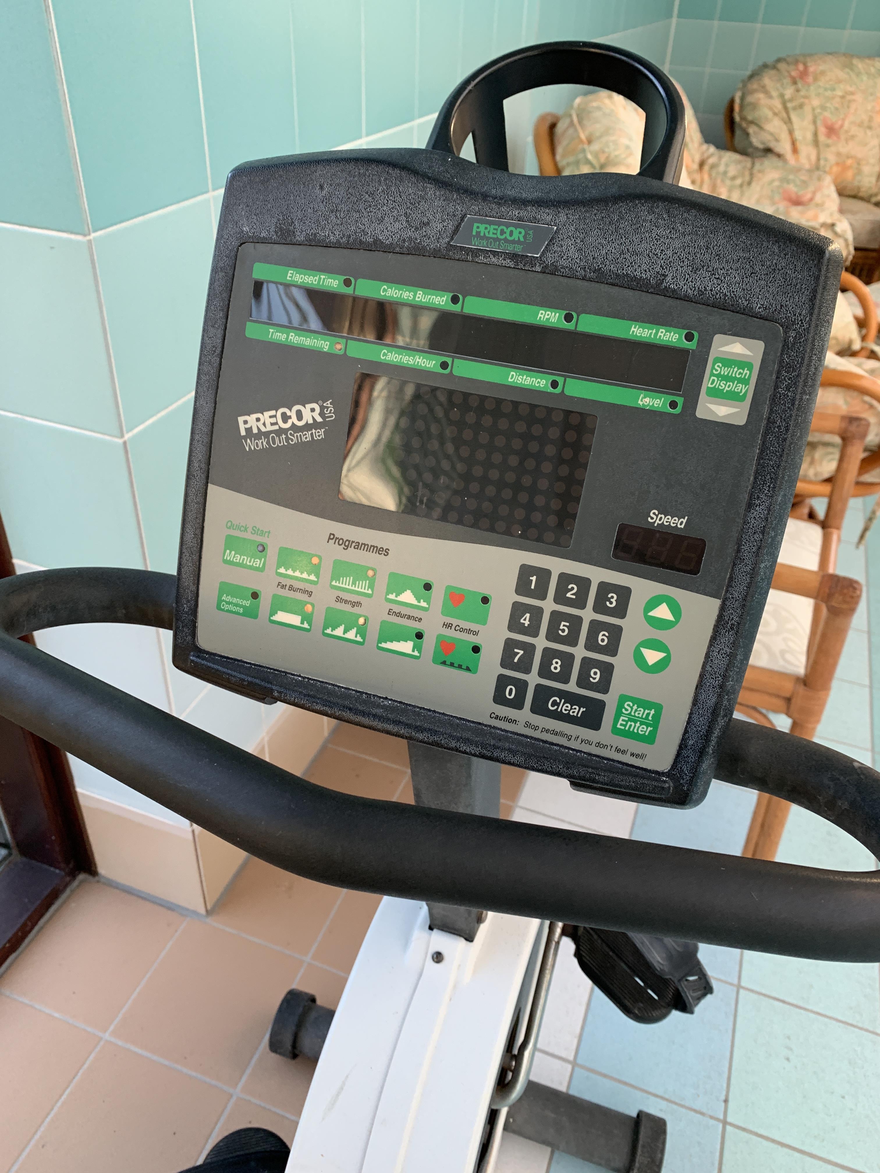 Precor recumbent exercise bike - Image 3 of 3