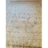 Grey wool ground Chinese style rug