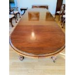 Mahogany wind out dining table