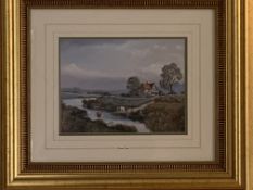 Three gilt framed and glazed prints of rural scenes by Duran Fane