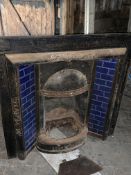 Cast iron fireplace