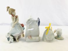 Four pieces of Lladro