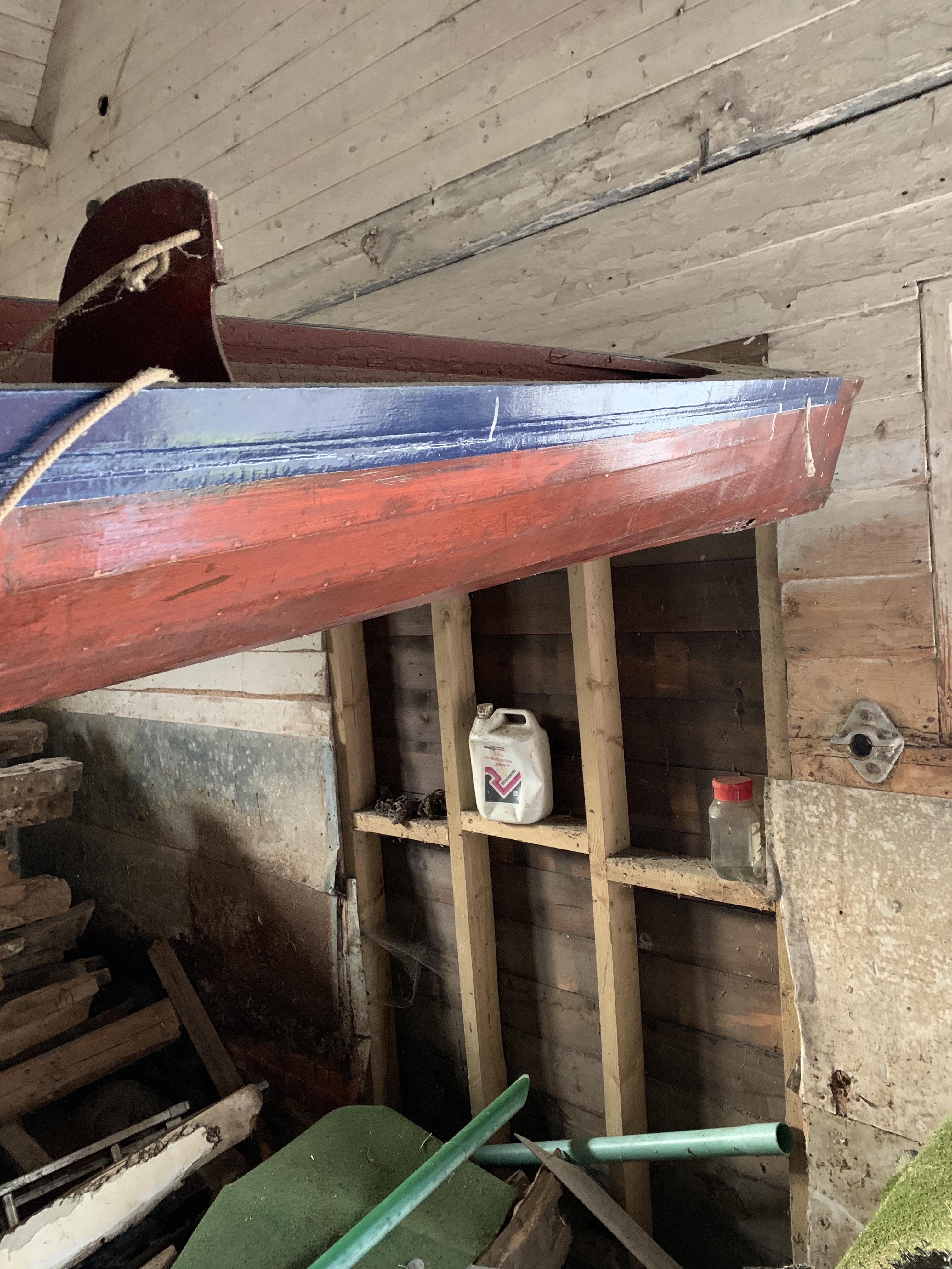 Coxed pair wooden rowing boat - Image 6 of 8