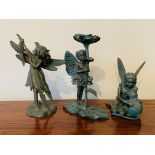 Three Flower Fairies figurines