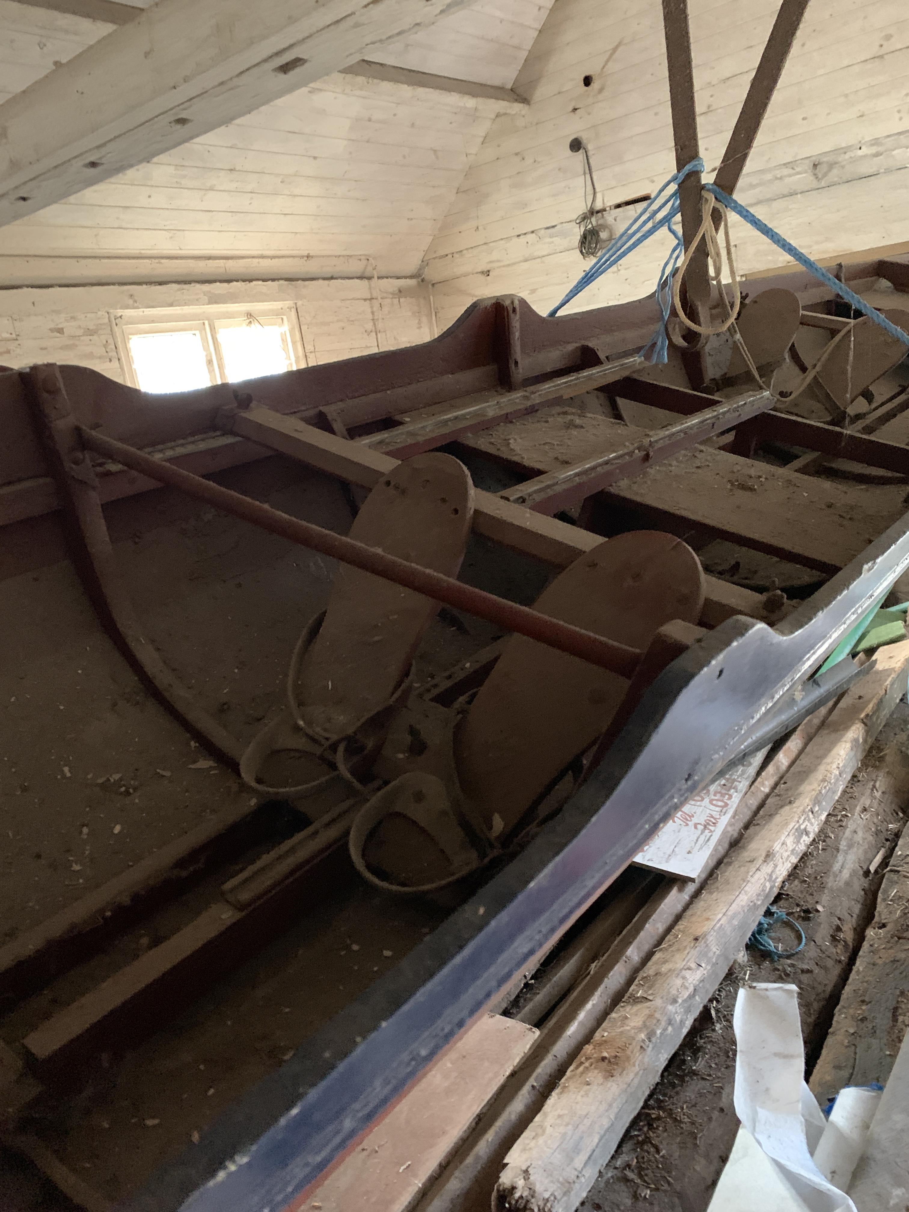 Coxed pair wooden rowing boat - Image 4 of 8