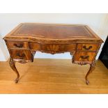 Carved hardwood desk