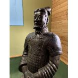 A Qin style terracotta figure of a high ranking officer