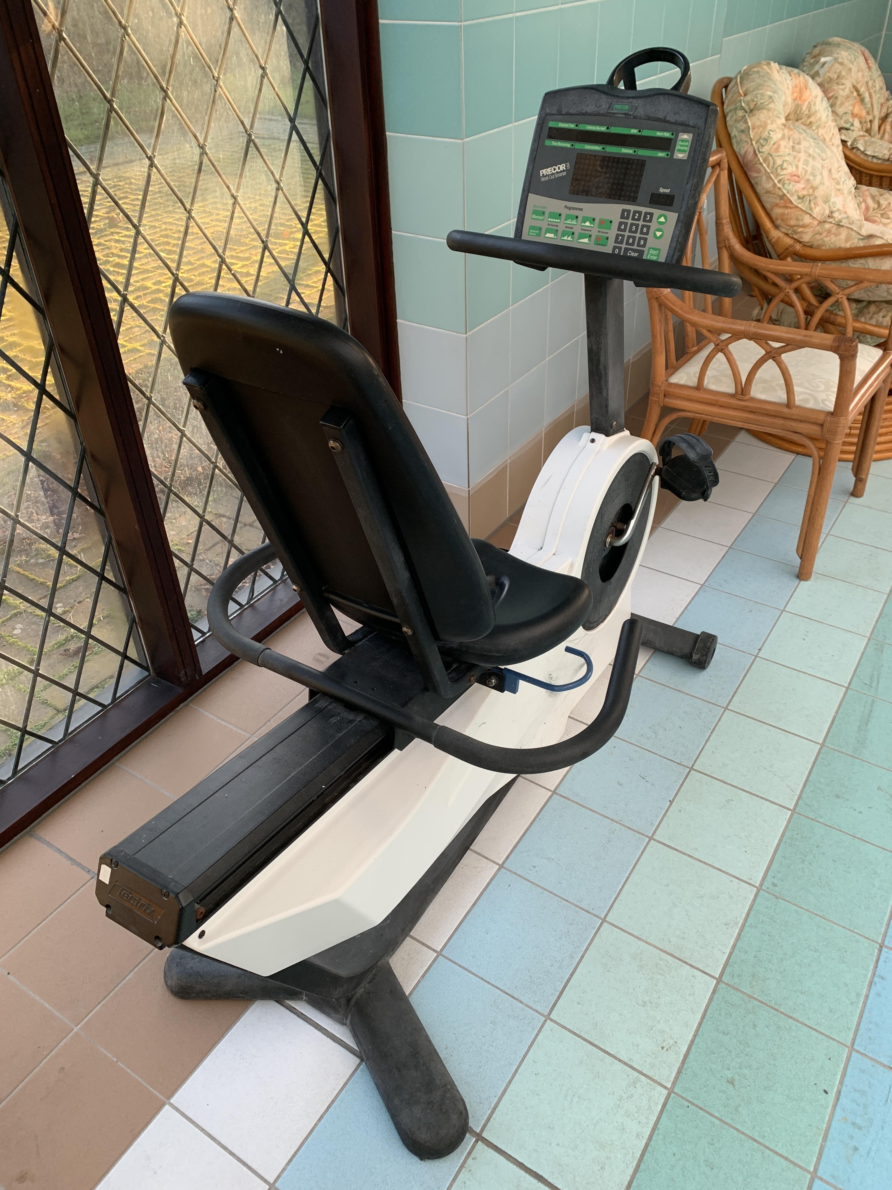 Precor recumbent exercise bike - Image 2 of 3