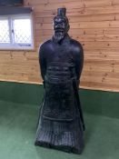 A Qin style terracotta figure of the Emperor Qin