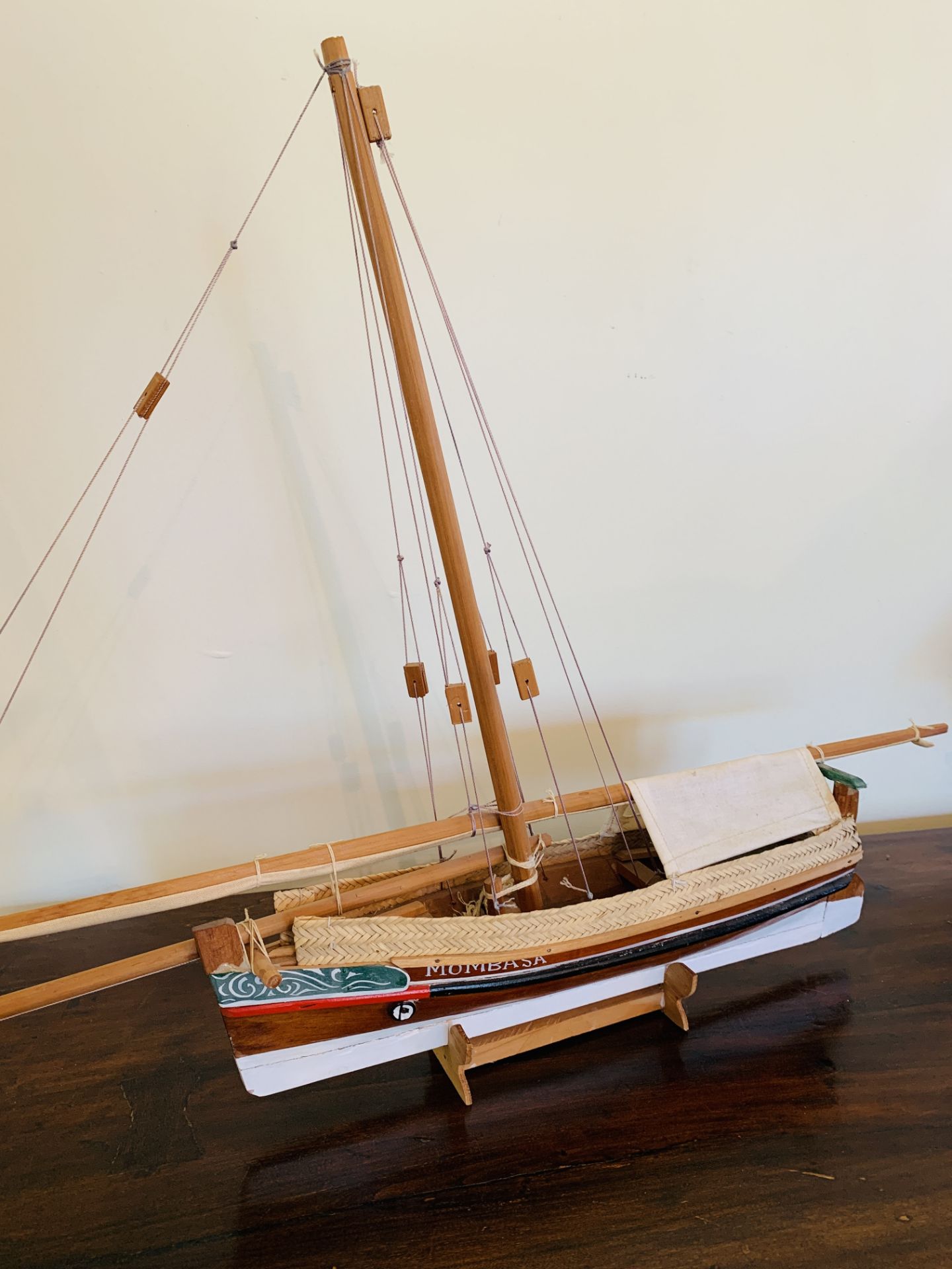 Wooden model sailing ship - Bild 2 aus 5