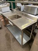 Dimanox single bowl double drainer sink