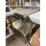 Two tier preparation table